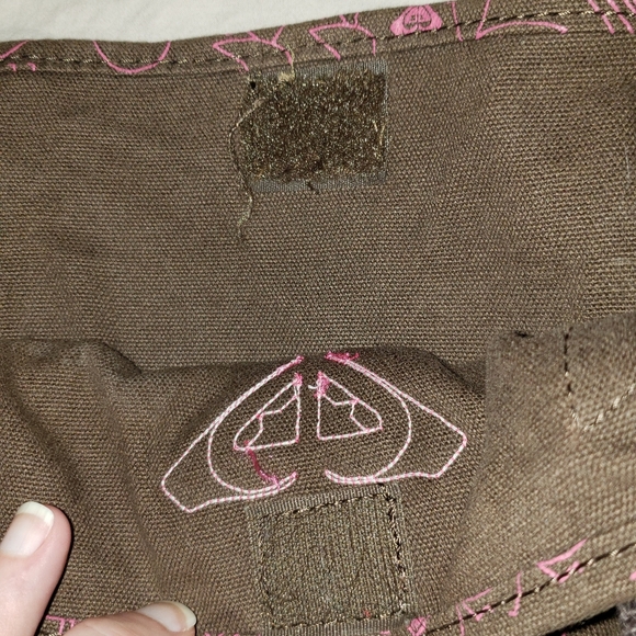 Roxy small brown and pink tote - Picture 7 of 7